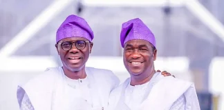 Lagos 2027: Sanwo-Olu endorses deputy Hamzat as preferred successor