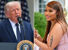 Donald Trump introduces Nicki Minaj as ‘so hot’ at White House event
