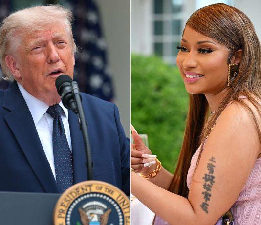 Donald Trump introduces Nicki Minaj as ‘so hot’ at White House event