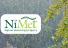 NiMet Predicts Thunderstorms, Rainfall Across Northern, Central Nigeria