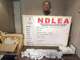 NDLEA Arrests Convicted Cocaine Trafficker Over Saudi Arabia Shipments